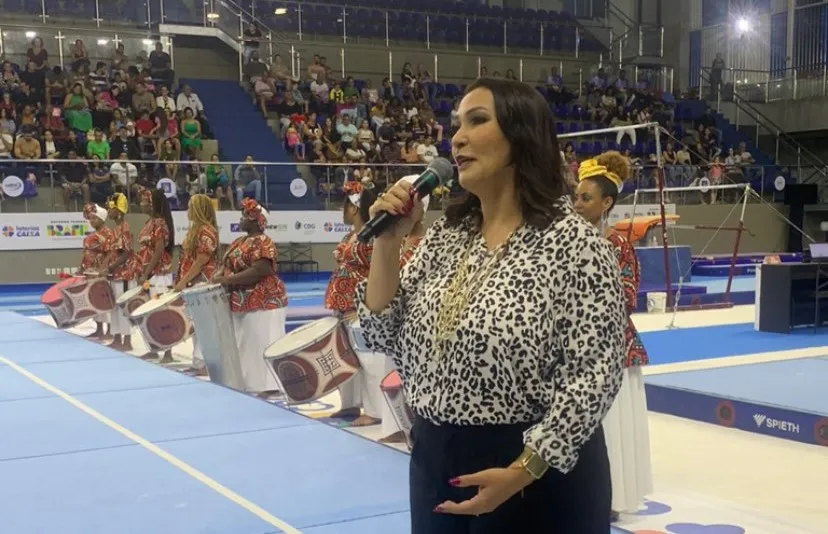 Evelin Lobo, presidente da Federação Bahiana de Ginástica