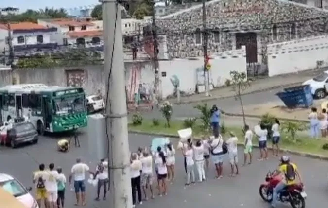 Protesto complicou trânsito