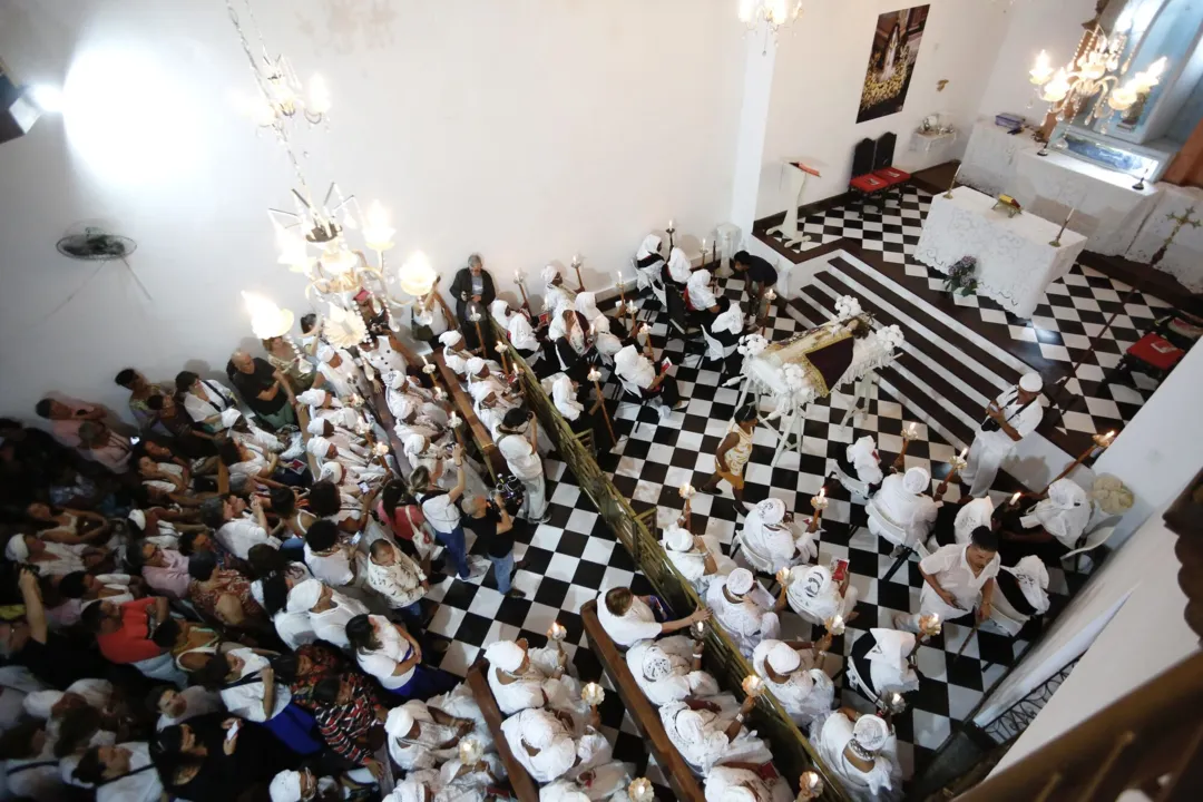 Tradicional missa  na Capela de Nossa Senhora da Boa Morte, em Cachoeira