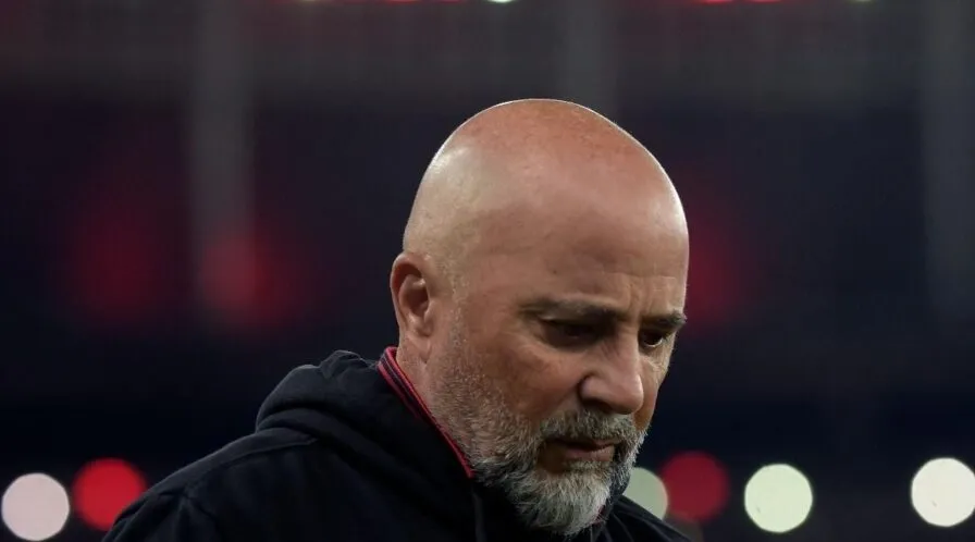 Jorge Sampaoli chegou ao Flamengo em abril