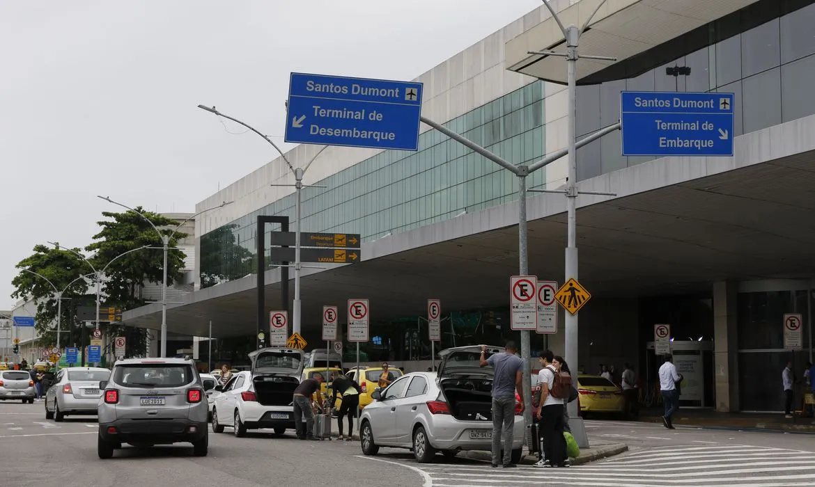 Aeroporto Santos Dumont no Rio