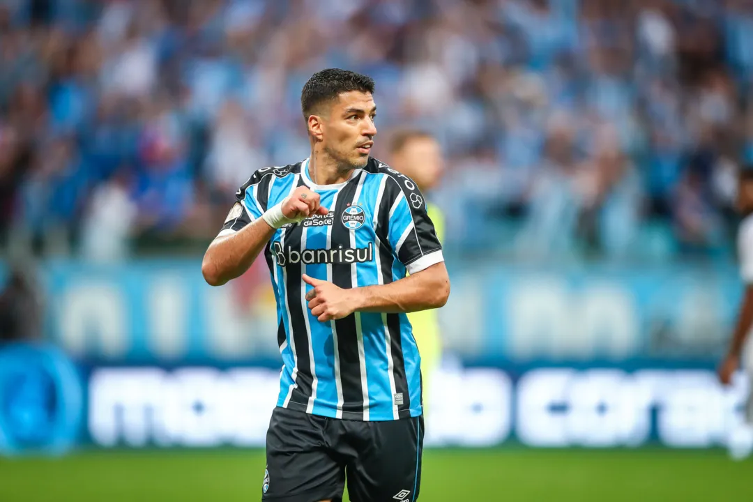 O atacante Luis Suárez é o principal jogador do Grêmio em 2023