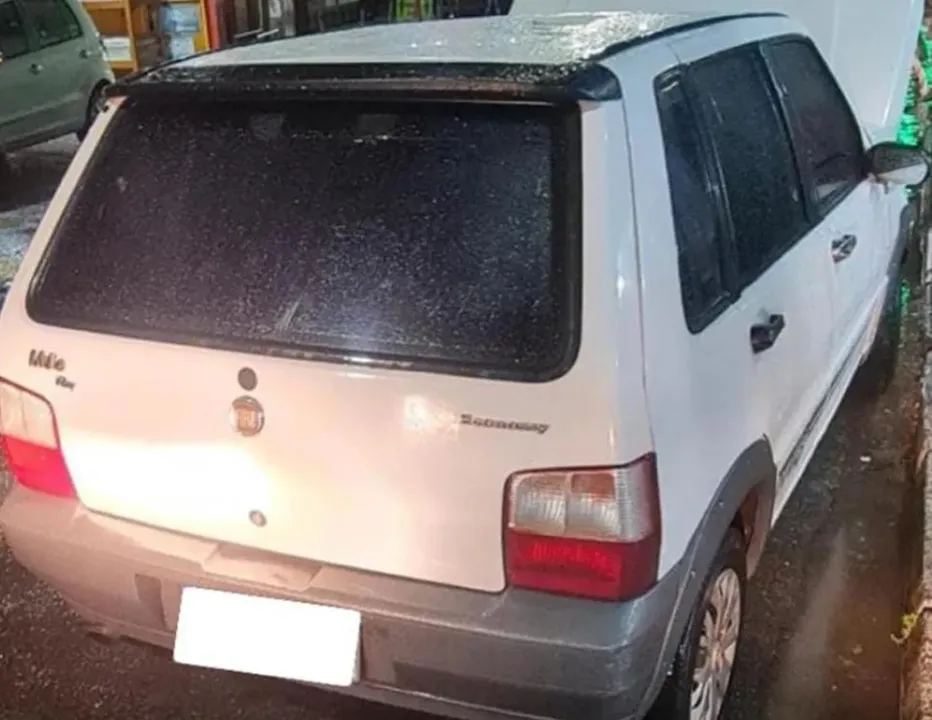 Veículo estava com a placa clonada