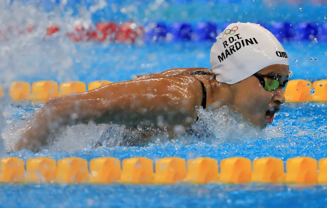 A nadadora Yusra Mardini é uma das embaixadoras da campanha