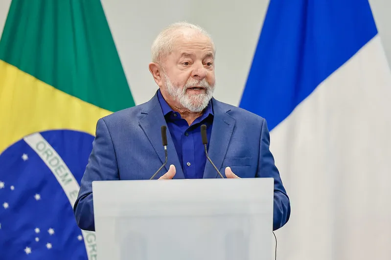 O presidente Lula