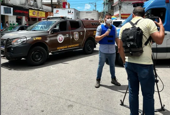 Repórter sofreu ofensas durante cobertura de mortes em Cosme de Farias