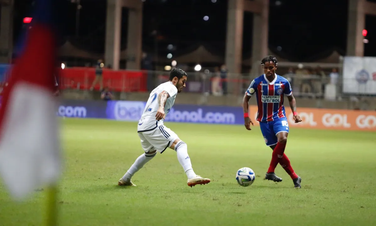 Kayky marcou o primeiro gol do Bahia contra o Cruzeiro