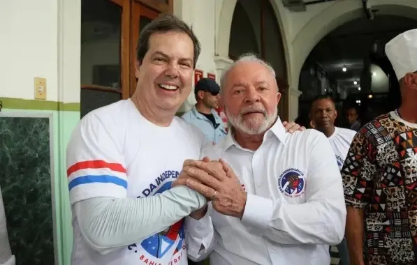 Zé Trindade, presidente da Conder, e o presidente da República, Lula