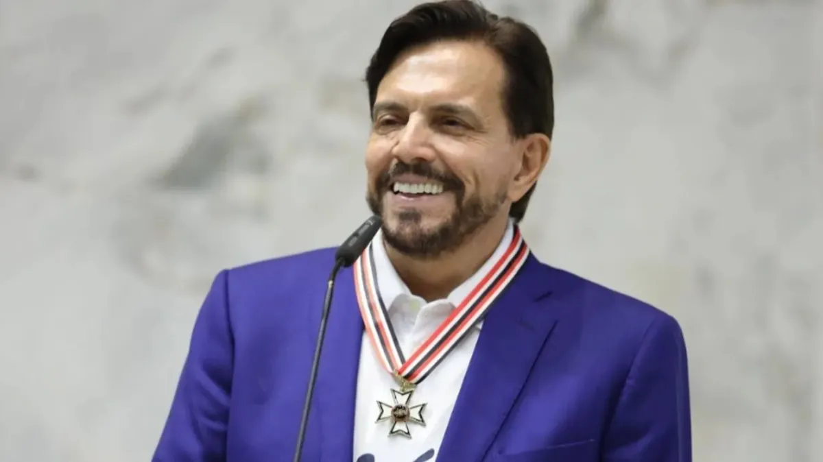 Estevam fez esse discurso na Marcha para Jesus 2023