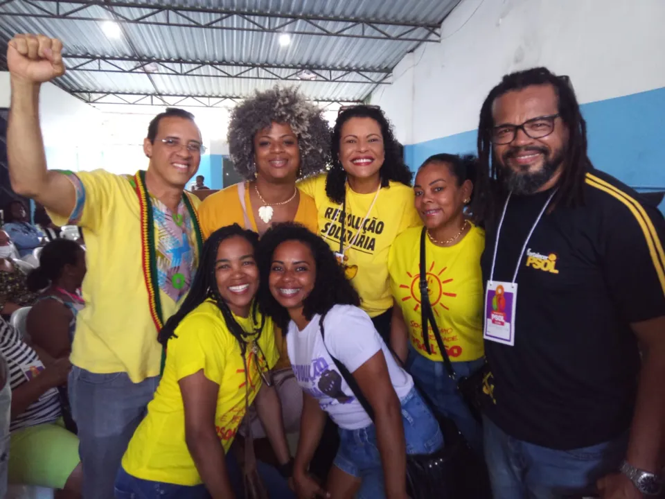 Militância do PSOL se encontrou no bairro Mussurunga, em Salvador, neste domingo