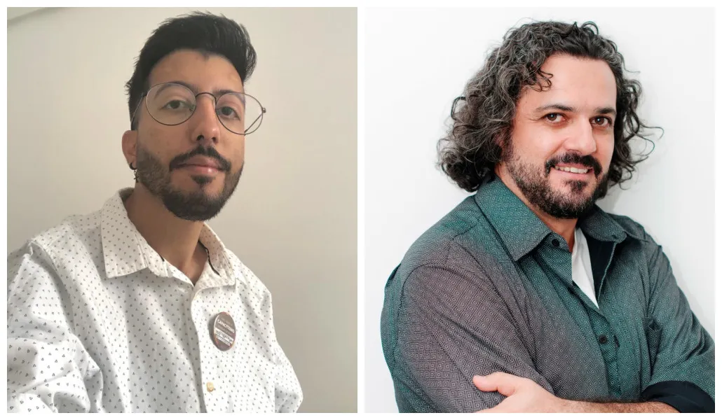 Tiago Correia (esquerda) e Gustavo Felicíssimo (direita)