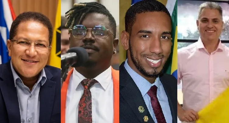 O prefeito de Itabuna, Augusto Castro (PSD), tem como oposicionistas o deputado estadual Fabricio Pancadinha (Solidariedade), o vice-prefeito Enderson Guinho (União Brasil) e o médico Isaac Nery (Republicanos)