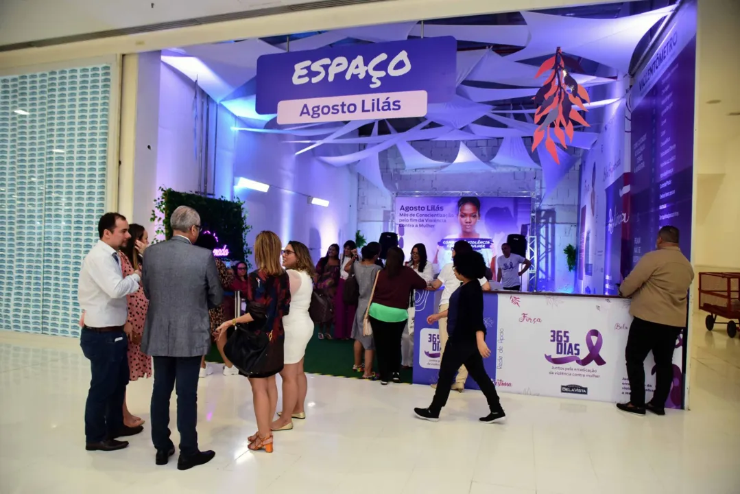 Sala Agosto Lilás foi inaugurada na segunda-feira, 14, no piso L2 do Shopping Bela Vista, em Salvador