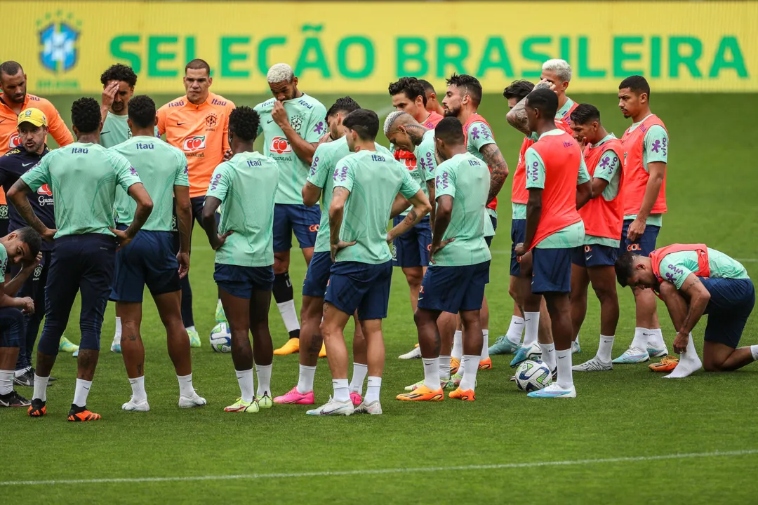 Brasil treina antes de amistoso contra Senegal