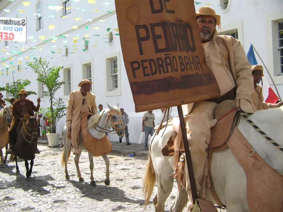 Encourados de Pedrão em Desfile do 2 de Julho em Salvador
