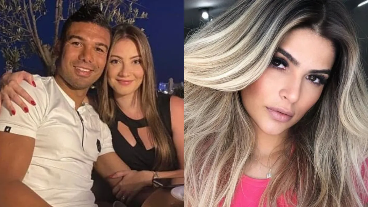 Casemiro e esposa (à esq.) e suposta amante, Sinttya Ramos