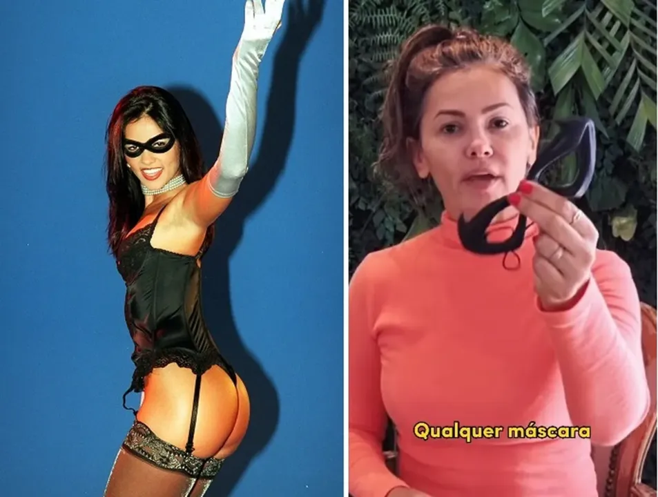 Imagem ilustrativa da imagem Suzana Alves queima roupas da Tiazinha: "grata, mas precisei negá-la"