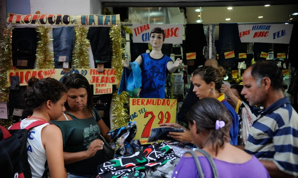 Loja de varejo no comércio de rua