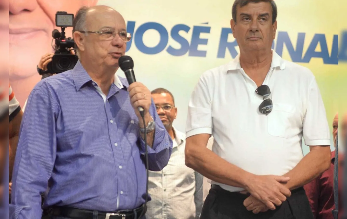 Ex-prefeito de Feira, Zé Ronaldo e o atual, Colbert Martins