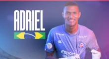 Imagem ilustrativa da imagem Bahia oficializa a contratação do goleiro Adriel