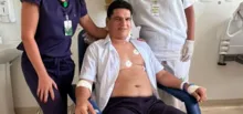 Imagem ilustrativa da imagem Baleado no pescoço, prefeito de Muritiba recebe alta hospitalar