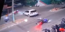 Imagem ilustrativa da imagem Bom Jesus da Lapa: mulher fica ferida após acidente entre moto e carro