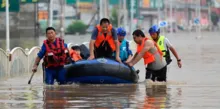 Imagem ilustrativa da imagem Chuvas torrenciais deixam ao menos 62 mortos na China