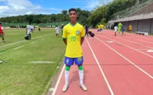 Imagem ilustrativa da imagem “Fui presenteado”, diz Miguel após marcar dois gols pelo Brasil Sub-15