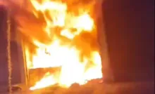Imagem ilustrativa da imagem Incêndio atinge depósito de sucatas na Suburbana; vídeo