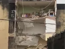 Imagem ilustrativa da imagem Moradores são soterrados após desabamento de prédio no Recife