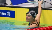 Imagem ilustrativa da imagem Natação: Carol Santiago é ouro, o 1º do Brasil no Mundial Paralímpico