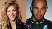 Imagem ilustrativa da imagem Shakira e Lewis Hamilton estão namorando, diz revista americana