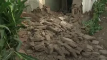 Imagem ilustrativa da imagem Terremoto de magnitude 5,4 deixa 23 feridos e derruba prédios na China