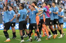 Imagem ilustrativa da imagem Uruguai vence Israel e vai à final do Mundial Sub-20