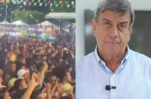 Imagem ilustrativa da imagem Vídeo: Colbert Martins é vaiado em São João de Feira de Santana
