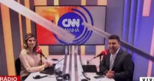 Imagem ilustrativa da imagem Vídeo: Teto da CNN Brasil desaba ao vivo e atinge apresentadores