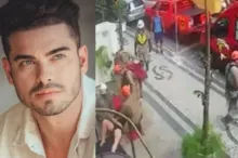 Imagem ilustrativa da imagem Vídeo: imagens mostram momento em que ator salta de janela de hotel