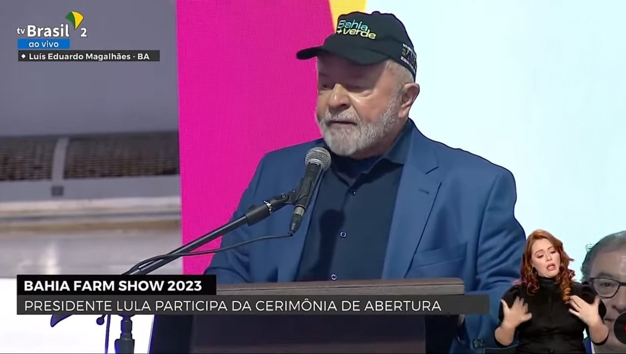 Na Bahia Farm Show, Lula diz "ter quimíca" com o povo baiano