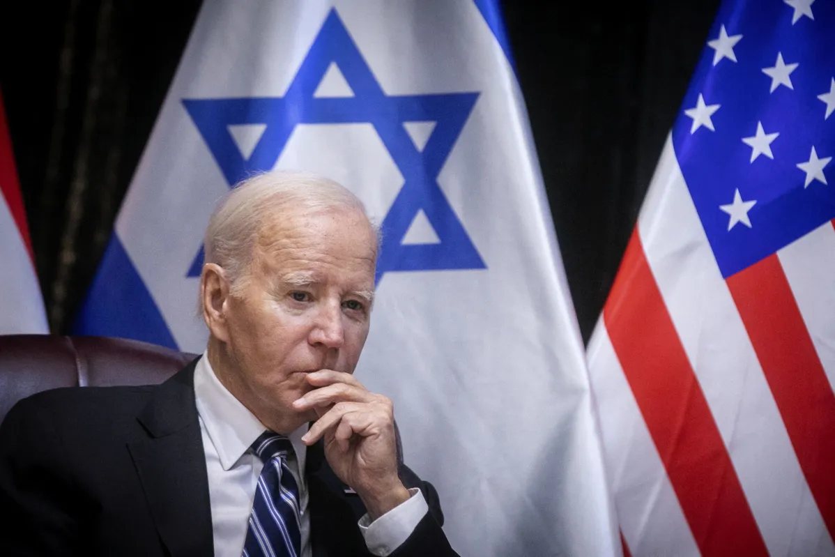 Presidente Biden em viagem a Israel