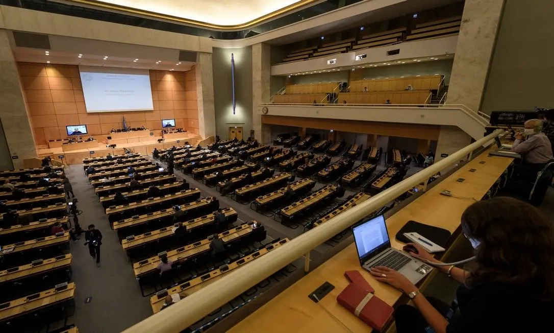 Plenário do Conselho de Direitos Humanos da ONU, em Genebra