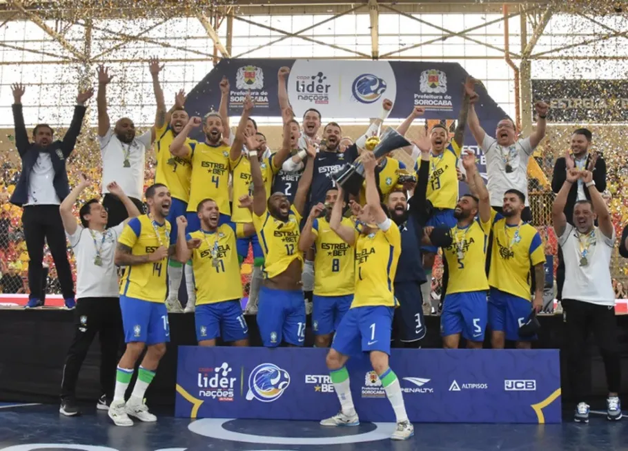 Brasil é campeão da Copa das Nações de Futsal