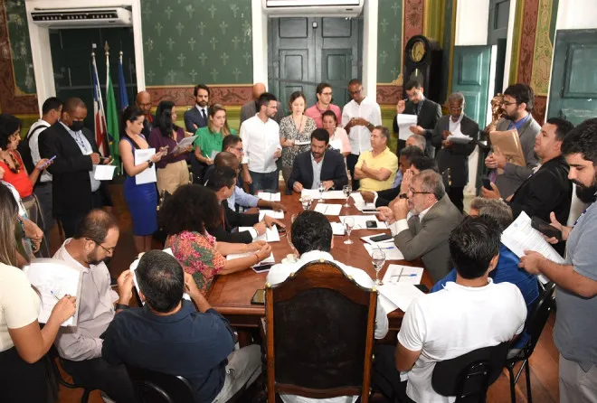 Reunião conjunta das comissões da Câmara Municipal de Salvador (CMS)