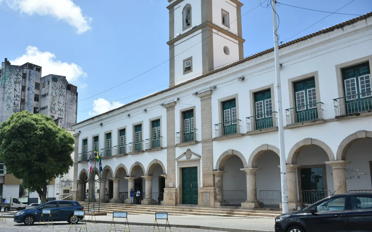 Fachada da Câmara Municipal de Salvador