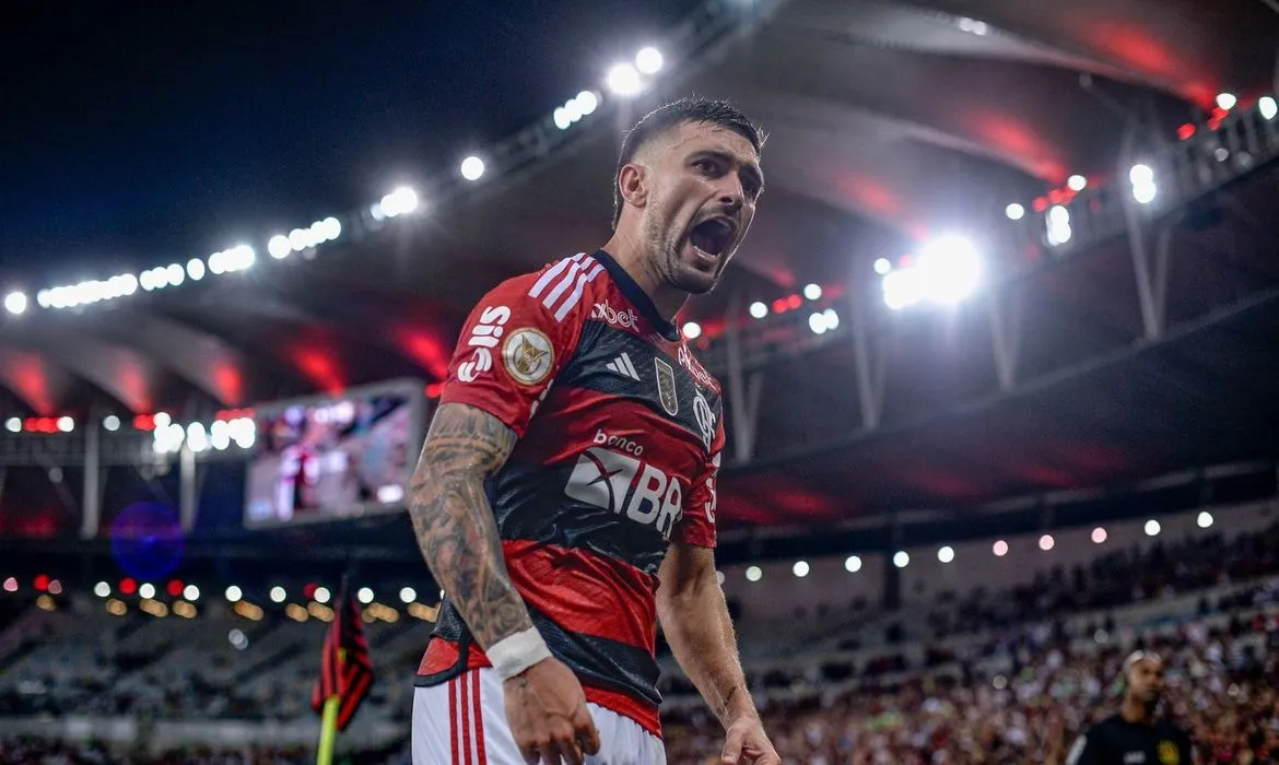 Arrascaeta marcou o gol da vitória do Flamengo