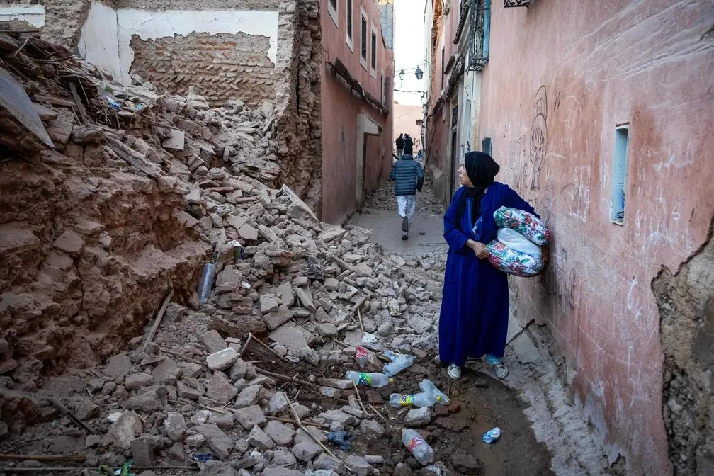 Cerca de 96 pessoas morreram devido a um forte terremoto em Marrocos