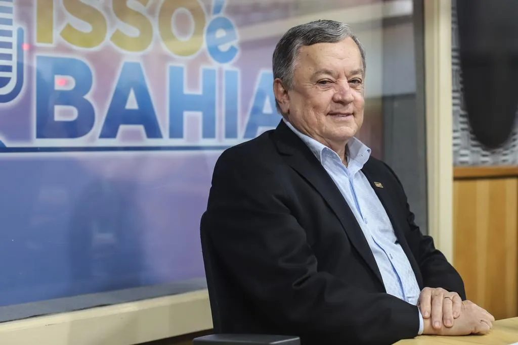 Kelsor Fernandes, presidente da Fecomércio-BA, durante entrevista no programa Isso é Bahia