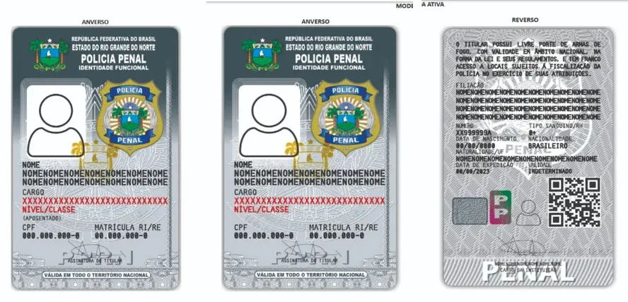 Governo cria identidade funcional padrão para policiais penais dos estados