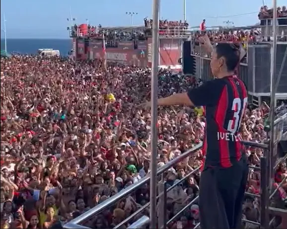 Ivete anima torcedores do Vitória neste domingo