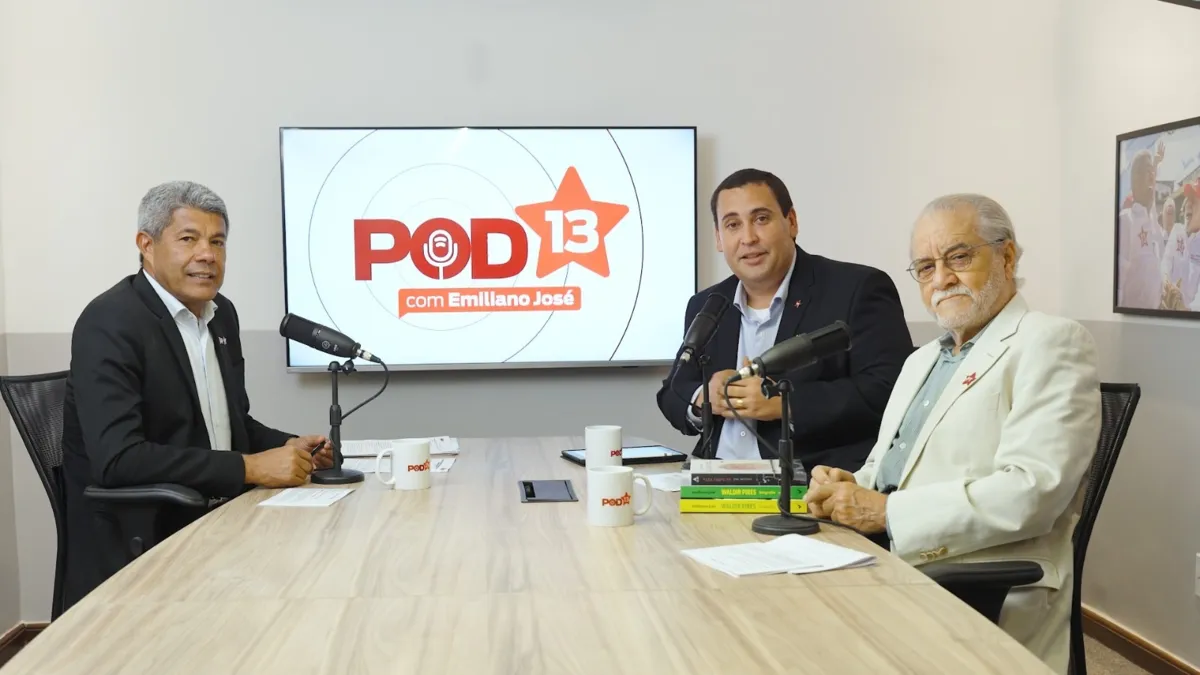 Governador foi o primeiro convidado do videocast do PT Bahia