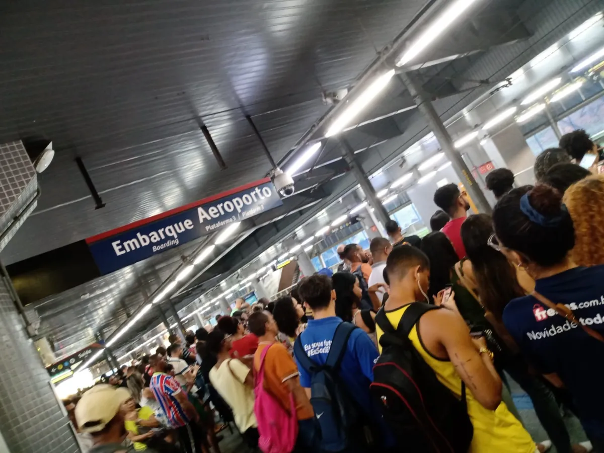 Passageiros são afetados por furtos de cabos do sistema do Metrô de Salvador